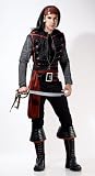 Igwt The Rockstar Pirate Med Adult Halloween Costume