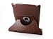 Bild: iPAD 2 360� Krokodil PU-Leder Tasche H�lle Case, Braun, mit Display Schutzfolie, mit Aufsteller Funktion, unterst�tzt automatisches An- und Ausschalten des iPads von Apple