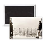 Elizabeth Taylor and Richard Burton - 3x2 inch Fridge Magnet - large magnetic button - Magnet
