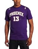 NBA Men's Phoenix Suns Steve Nash #13 Name & Number Tee (Purple, Large)