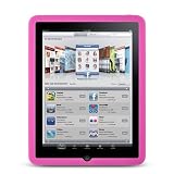 Premium Hot Pink Magenta Thick Soft Gel Silicone Skin for Apple iPad 16GB, 32GB, 64GB Wi-Fi and WiFi + 3G