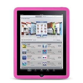 Premium Hot Pink Magenta Thick Soft Gel Silicone Skin for Apple iPad 16GB, 32GB, 64GB Wi-Fi and WiFi + 3G