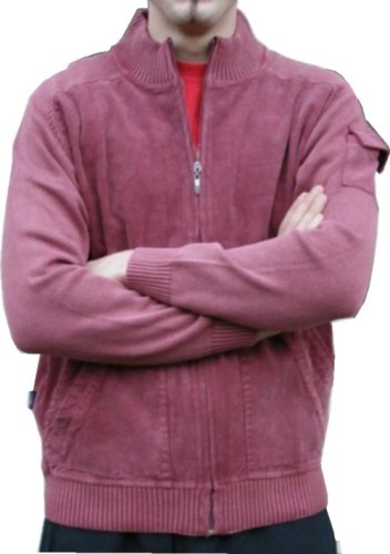 Strickjacke brombeerfarben