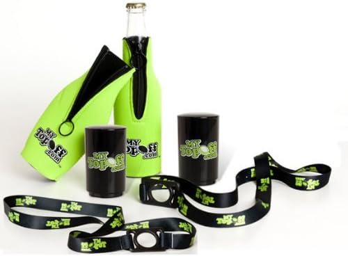 MyTopOff Bundle Offer - $14.99 FREE SHIP Push-Down Bottle Openers + Koozies + Drink Slings