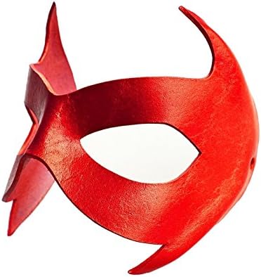 Red Robin Super Hero Leather Mask Halloween Party Unisex