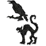 Sizzix Movers & Shapers Magnetic 2-Die Set By Tim Holtz: Mini Cat & Raven