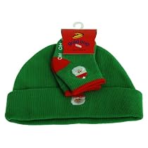 goldbug Hat & Sock Holiday Set クリスマスキャップ&ソックス セット グリーンツリー 綿・ナイロン 40969