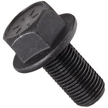 Grade 8 Steel Flange Bolt, Phosphate & Oil Finish, Hex Head, UNF Threads, Hex Head, Meets IFI-111 (2002)/SAE J429 (1999)/ASTM B633 Specifications, 1/2"-20 Thread Size, 1" Length, Fully Threaded, Pack Of 10