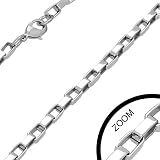 Urban Male Men's Stainless Steel Rounded Box Chain 20