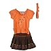 Gauze Skirts - Young Hearts Girls 2pc Gauze Scooter Skirt Set with Headband, Size 5