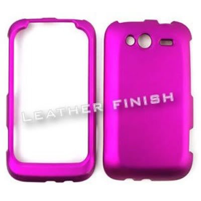 HTC HTC WILDFIRE S / MARVEL Honey Dark Purple, Leather Finish Snap On Cover, Hard Plastic Case, Face cover, Protector