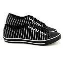 Underground SlipOn CAMDEN black pinstripe