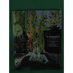 SOTHEBY'S AUCTION CATALOG SALE 6623 INCLUDING PROPERTIES OF THE DAVID WINTON BELL GALLERY, BROWN UNIV. THE BROOKLYN MUSEUM, HARRIET WEINER GOODSTEIN COLLECTION . AND PROPERTY OF MR & MRS DENIS POTVIN (CONTEMPORARY PRINTS)