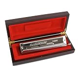 Hurricance Harps 1664 Chromatic Harmonica, Key of C