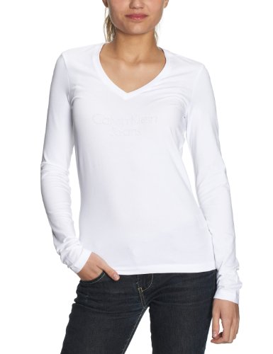 Calvin Klein Jeans  - T-shirt -Femme - Blanc 