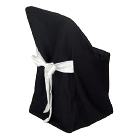 Polyester Folding Chair Cover with Sash