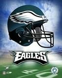 Philadelphia Eagles NFL 8x10 Photograph Team Logo and Football Helmet Collage