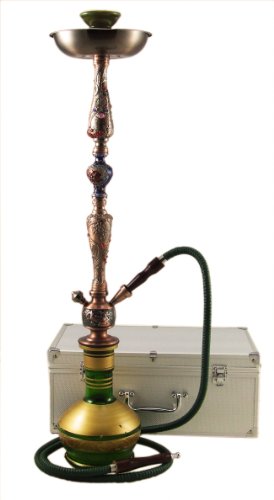 31'' Malibu Gold Hookah Premium Hookah shisha hooka