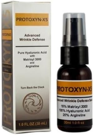 Argireline Matrixyl 3000 Peptide Cream Hyaluronic Acid, Wrinkle Collagen Serum 1.oz