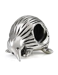 Sterling Silver Ohm Echidna Bead Charm WHF059