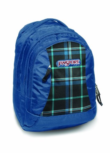 JanSport Rucksack Essence, blue streak/black/blue streak perry plaid, 46x31x23 cm, 31 Liter, TPZ5_8WB