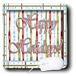 Beverly Turner Christmas Design - Colorful Ribbons, Happy Holidays - Mouse Pads