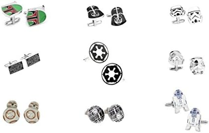 Star Wars Assortment (9-Set) Cufflinks By Athena