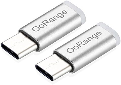 [2 Pack] OoRange USB-C to Micro USB Adapter Convert Connector for HTC 10, LG G5, Nexus 5X, Nexus 6P, OnePlus 2, USB Type-C Standard