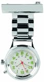 Woodford 1220 Nurse's  Chrome Finished  Quartz  Fob watch with Internal light (suitable for engraving)