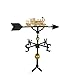 Montague Metal Products 32-Inch Deluxe Weathervane with Gold Train Ornament