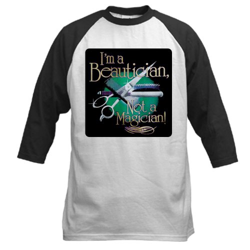 Artsmith, Inc. Baseball Jersey I'm A Beautician Not A Magician