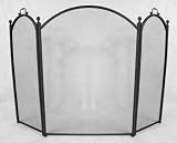 COLONIAL 3 Fold Trifold Panel Fireplace Hearth Spark Screen [52