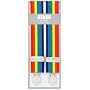 Rainbow colour clip-on braces in gift box. One siz&hellip The Men's Gift Company