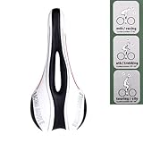 douself Unisex Mountain Racing Bike Bicycle Saddle Seat Cushion Pad Cover with Scale