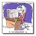 Londons Times Funny Society Cartoons - Carp Tunnel Syndrome - Wall Clocks