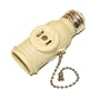 2 Outlet Socket Adpt.Pull Chn - 1 Pack