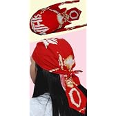 ★海賊帽子～スモークドクロ・赤～ ファッショナブルな新感覚バンダナ