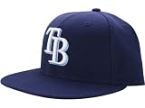 Tampa Bay Rays Official On-Field 59Fifty Fitted Cap by New Era (Light/Navy-White)