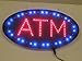 Animated Oval Shape LED Neon Light ATM Open Sign ATM S ATM