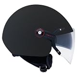Nexx X60 Vision Flex Black X-Large Soft Open Face Motorcycle Helmet