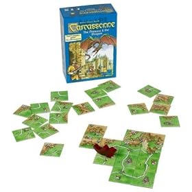 Family Board Games Carcassonne - Princess and Dragon Expansion by Rio Grande Games