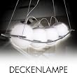 4-er Design Deckenlampe H�ngeleuchte Pendelleuchte Milchglas weiches Licht