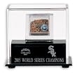 Chicago White Sox 2005 World Series Game Used Dirt With Logo Display Case