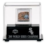 Chicago White Sox 2005 World Series Game Used Dirt With Logo Display Case