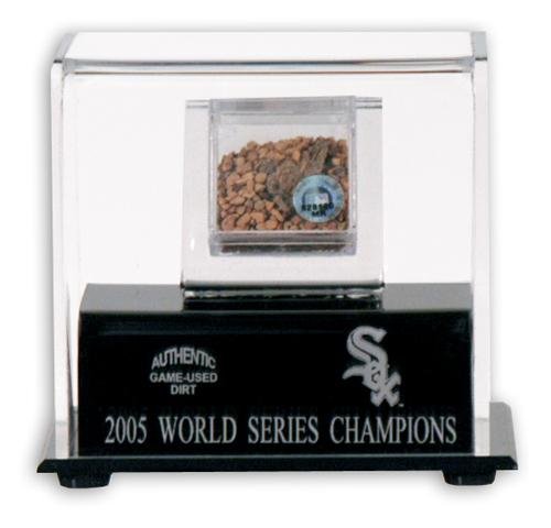 Chicago White Sox 2005 WS Game Used Dirt w/Logo Display