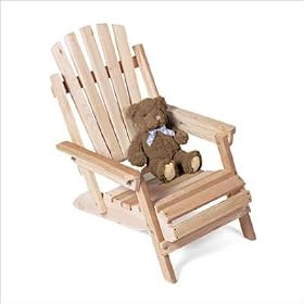 Adirondack Junior Chair (Folds for Storage) by Rustic Cedar