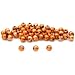 50 Round Ball Beads Copper Plated Jewelry Beading 4mm