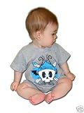 41nvqp9ydBL. SL160  Baby Boy Tattoo Onesies Tribal Skull Flash Piercing 18M
