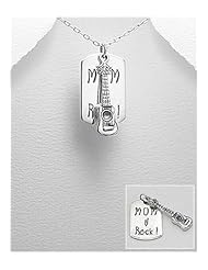 Music Pendant Necklace In 92.5 Sterling Silver