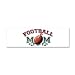 21 x 7 Wall Vinyl Sticker Football Mom with Ivy